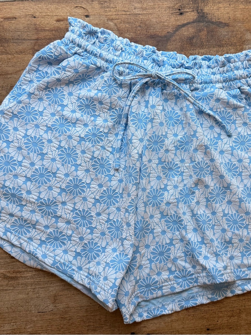 Ultimate Comfort Blue Floral Shorts